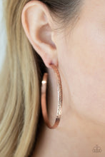 Load image into Gallery viewer, Paparazzi Rustic Radius - Copper Earrings
