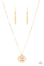 Load image into Gallery viewer, Paparazzi Light It Up - Gold Necklace
