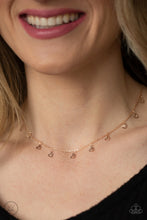 Load image into Gallery viewer, Paparazzi Charismatically Cupid Rose Gold Choker Necklace
