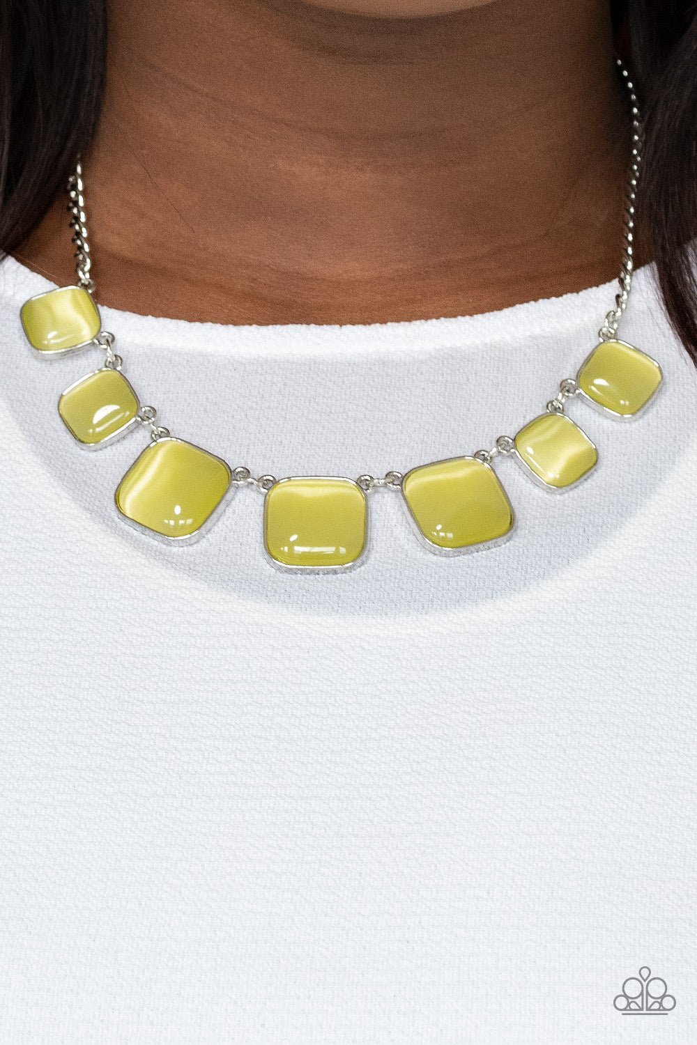 Paparazzi Aura Allure Yellow Necklace