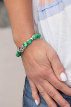 Load image into Gallery viewer, Paparazzi Soothes The Soul Green Bracelet
