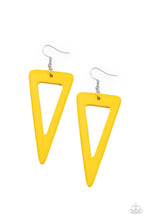 Load image into Gallery viewer, Paparazzi Bermuda Backpacker Green Earrings (Also available in Yellow)
