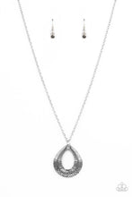 Load image into Gallery viewer, Paparazzi Glitz and Grind - Silver Necklace
