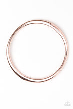 Load image into Gallery viewer, Paparazzi Awesomely Asymmetrical Rose Gold Bracelet
