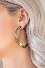 Load image into Gallery viewer, Paparazzi Jungle to Jungle Brass Earrings
