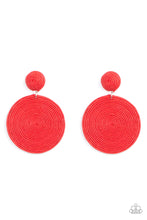 Load image into Gallery viewer, Paparazzi Circulate The Room - Red Earrings
