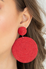 Load image into Gallery viewer, Paparazzi Circulate The Room - Red Earrings
