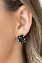 Load image into Gallery viewer, Paparazzi Indulge Me Black Post Earrings
