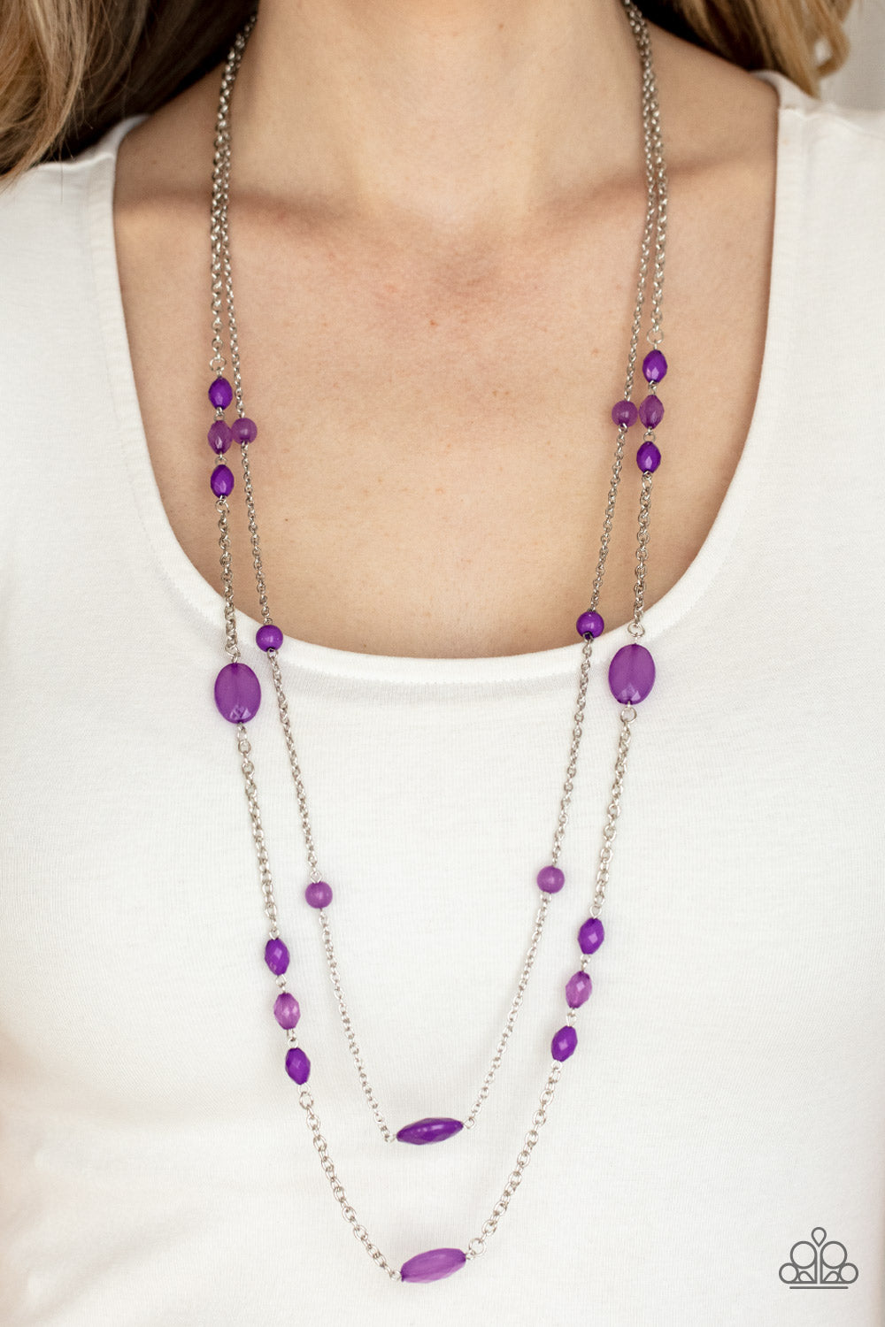 Paparazzi Day Trip Delights Necklace (Available in Blue and Purple)