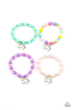 Load image into Gallery viewer, Paparazzi Starlet Shimmer Bracelets - Unicorn Charms - Pack of 10
