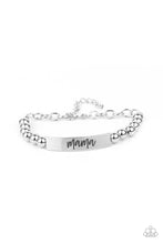 Load image into Gallery viewer, Paparazzi Mom Squad - Silver Bracelet
