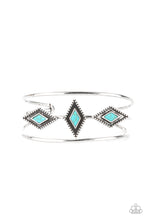 Load image into Gallery viewer, Paparazzi Desert Diamondback Blue Bracelet
