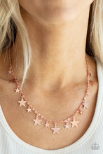 Load image into Gallery viewer, Paparazzi Starry Shindig Copper Necklace
