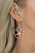 Load image into Gallery viewer, Paparazzi Petal Power - Rose Gold Earrings
