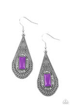 Load image into Gallery viewer, Paparazzi Deco Dreaming - Purple Earrings
