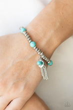Load image into Gallery viewer, Paparazzi Whimsically Wanderlust Blue Bracelet
