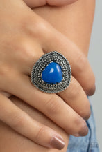 Load image into Gallery viewer, Paparazzi Genuinely Gemstone - Blue Ring
