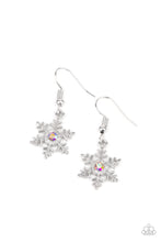 Load image into Gallery viewer, Paparazzi Starlet Shimmer Snowflake Earrings (Pack of 5)
