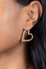 Load image into Gallery viewer, Paparazzi Cupid, Who? Gold Earrings
