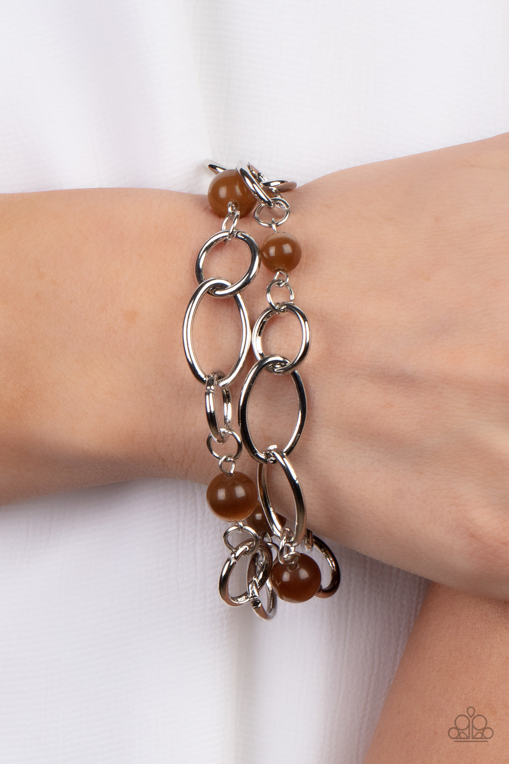 Paparazzi Delightfully Daydreamy - Brown Bracelet