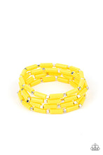 Load image into Gallery viewer, Paparazzi Radiantly Retro Yellow Bracelet

