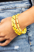 Load image into Gallery viewer, Paparazzi Radiantly Retro Yellow Bracelet
