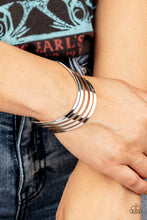 Load image into Gallery viewer, Paparazzi Tantalizingly Tiered - Silver Bracelet
