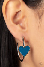 Load image into Gallery viewer, Paparazzi Kiss Up - Blue Earrings
