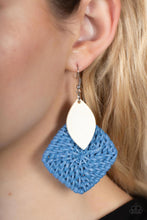 Load image into Gallery viewer, Paparazzi Sabbatical WEAVE - Blue Earrings
