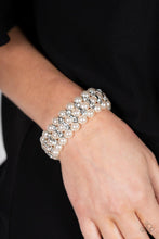 Load image into Gallery viewer, Paparazzi Eiffel Tower Elegance - White Bracelet
