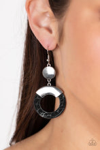 Load image into Gallery viewer, Paparazzi ENTRADA at Your Own Risk - Black Earrings
