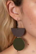 Load image into Gallery viewer, Paparazzi Beach Bistro Green Earrings
