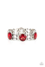 Load image into Gallery viewer, Paparazzi Devoted to Drama - Red Bracelet
