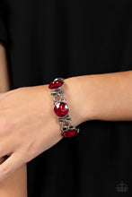 Load image into Gallery viewer, Paparazzi Devoted to Drama - Red Bracelet
