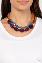 Load image into Gallery viewer, Paparazzi Tropical Trove - Purple Multi Necklace
