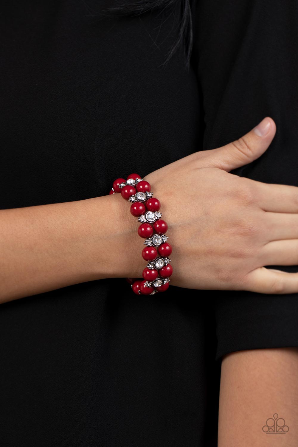 Paparazzi Starlight Reflection - Red Bracelet