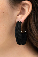 Load image into Gallery viewer, Paparazzi Rural Guru - Black Earrings
