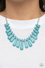 Load image into Gallery viewer, Paparazzi Mojave Empress - Blue Necklace
