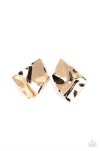 Load image into Gallery viewer, Paparazzi Modern Maverick Gold Earrings
