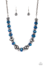 Load image into Gallery viewer, Paparazzi Interstellar Influencer - Blue Necklace (May 2022 Life of the Party)
