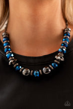 Load image into Gallery viewer, Paparazzi Interstellar Influencer - Blue Necklace (May 2022 Life of the Party)
