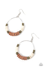 Load image into Gallery viewer, Paparazzi Earthy Esteem - Brown Earrings
