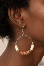 Load image into Gallery viewer, Paparazzi Earthy Esteem - Brown Earrings
