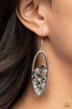 Load image into Gallery viewer, Paparazzi Prismatic Poker Face - Silver Earrings
