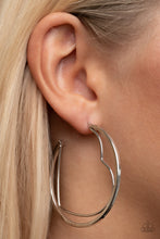 Load image into Gallery viewer, Paparazzi Love Goes Around - Silver Earrings
