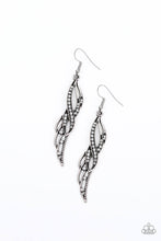 Load image into Gallery viewer, Paparazzi Let Down Your Wings Silver Earrings
