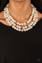 Load image into Gallery viewer, Paparazzi Needs No Introduction - White Necklace
