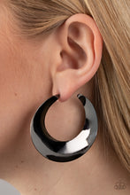 Load image into Gallery viewer, Paparazzi Power Curves - Black Earring
