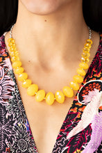 Load image into Gallery viewer, Paparazzi Happy-GLOW-Lucky - Yellow Necklace
