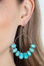 Load image into Gallery viewer, Paparazzi Canyon Quarry - Blue Earrings
